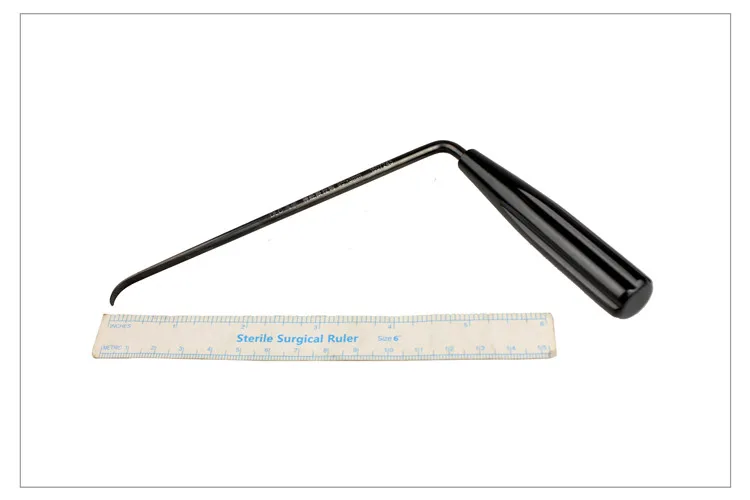 Medical nerve root hook retractor neurosurgical hook 95 135 degree blunt head periosteum stripper Ao orthopedic instrument