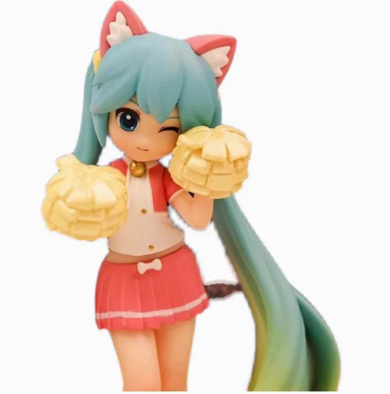 ของแท้Hatsune MikuอะนิเมะAction Figure Series Actionอาชีพฉาก 10 ซม.-14 ซม.Pvcตกแต่งรูปของเล่นของขวัญกล่องตาบอด