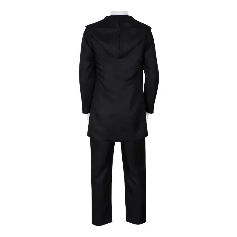 FC6Eren Jaeger คอสเพลย์อะนิเมะโจมตีบน Titan วิกผมชุดฮาโลวีน Eren Yeager คอสเพลย์เครื่องแต่งกายสีดํายาว Trench Coat @ FC8!