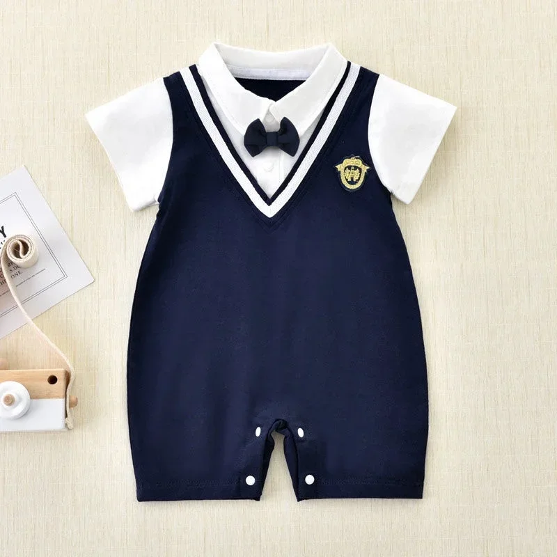 Sister and Brother Matching Boy Girl Sailor Costume Romper Navy Bodaysuit Toddler Girls Sailor Theme Dress Photoshoot Outfit