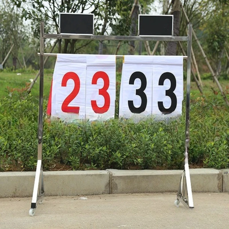 

Movable basketball scoreboard, multi-functional floor football scoreboard, ball game flip
