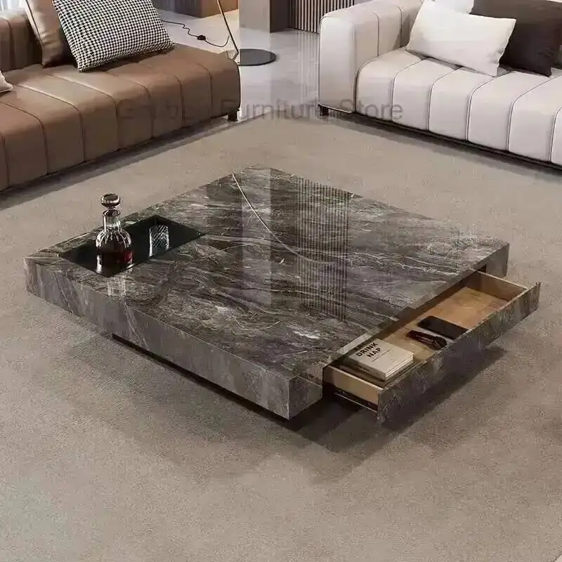 Coffee Luxury Modern Aesthetic Bedroom Standing Table Storage Mechanism Side Table Aesthetic Computer Meubles Patio Furniture