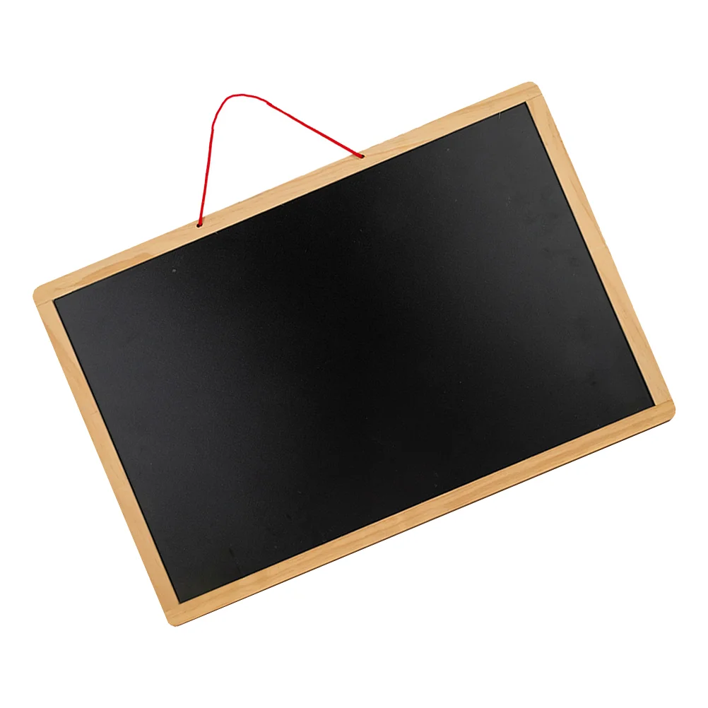 Dupla Face Desktop Whiteboard Blackboard, Madeira Mensagem Blackboard, Coffee Shop Quadro, Mensagem Ornamentos