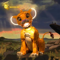 Brick Bling LED light model 43247 is suitable for Simba the Lion King building block gift (only including lighting accessories)