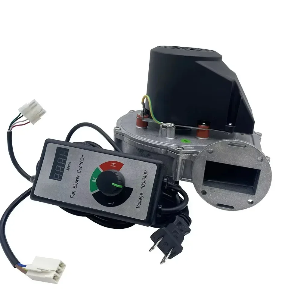 

hfyStove Burner Parts Compatible With RG-148 230V FL148029D-01D Stove 200W Gas Blower Fan With Governor