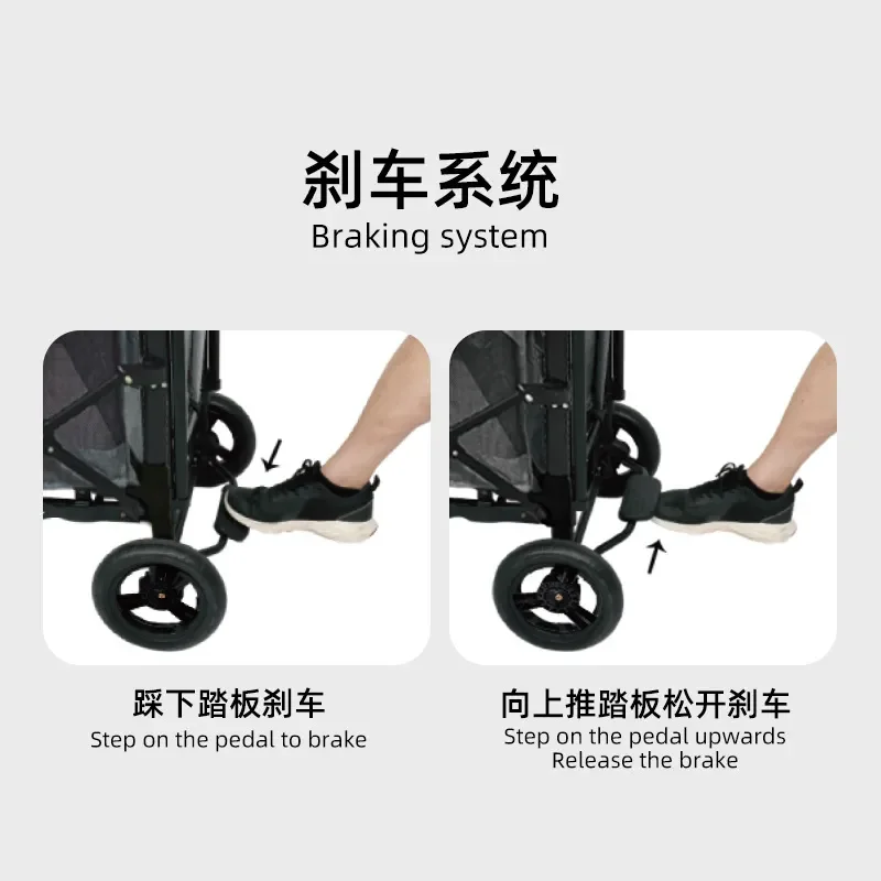 Twin Stroller Double Baby Stroller Lightweight Foldable Pushchair for Two Kids Infant Toddler Travel System with Canopy