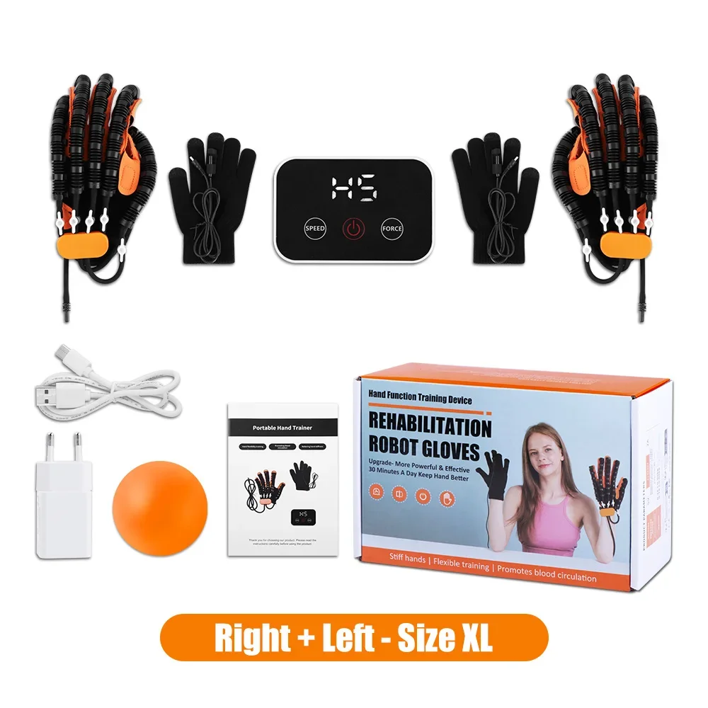 Rehabilitatie Robothandschoen Handtrainer Vingertrainingshandschoenen Beroerte Hemiplegie Apparaten Handrevalidatietrainer Rehab - afbeelding 1