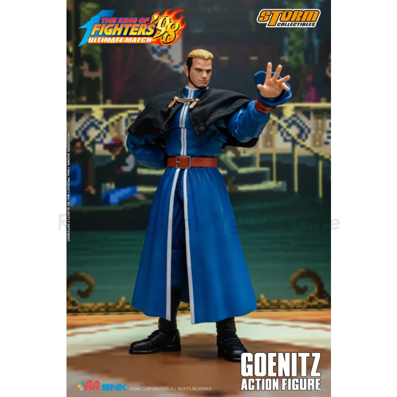 【Op voorraad】Originele Storm Collectibles THE KING OF FIGHTERS '98 ULTIMATE MATCH Leopold Goenitz Anime 1/12 Buyi Action Figure
