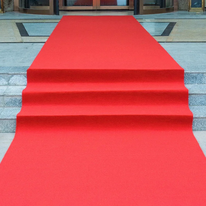 

Hallway Carpet Aesthetic 1.2m Wide Red Polyester Home Decoration Luxury Birthday Party Activity Prayer Carpet Home Accessories