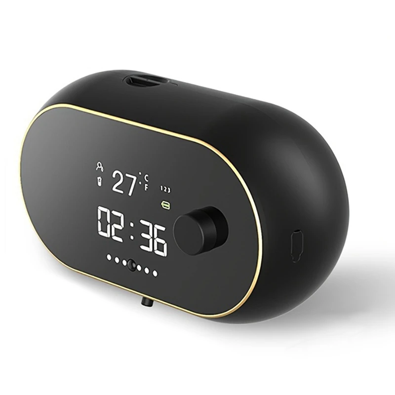 

AB42-Automatic Soap Dispenser Wall Mount Rechargeable LED Display Gel Soap Dispenser For Kitchen Bathroom