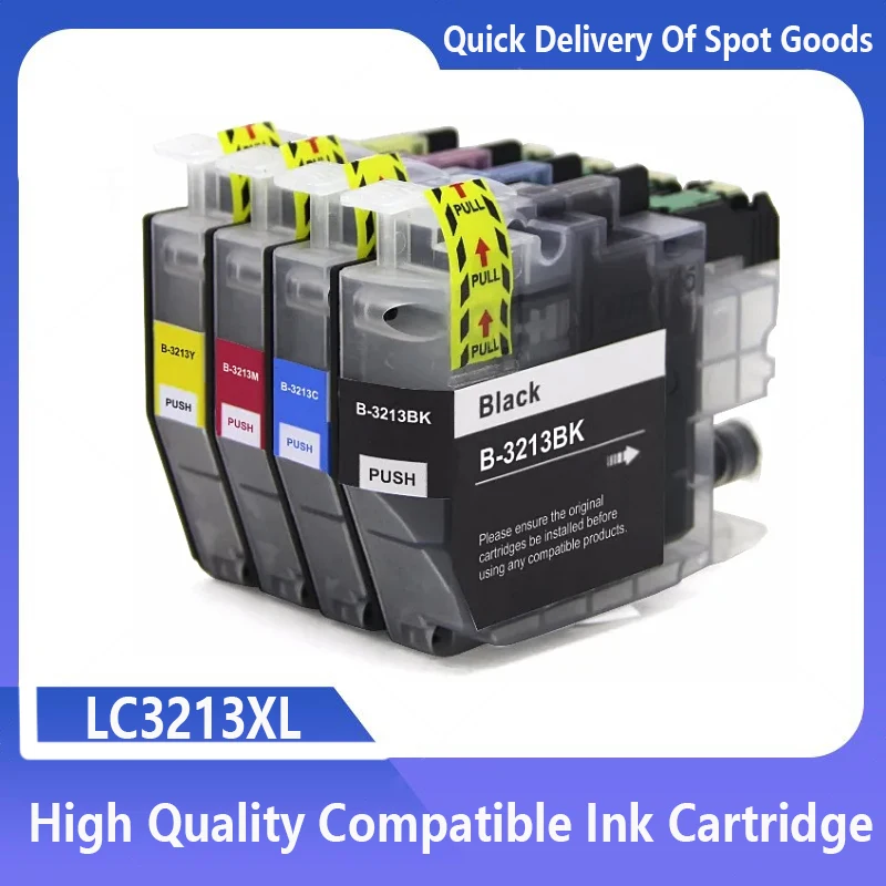 

Compatible ink Cartridge for Brother 3213XL LC3213 suit for Brother DCP-J572DW/DCP-J772DW/DCP-J774DW/MFC-J491DW/J497 Printer