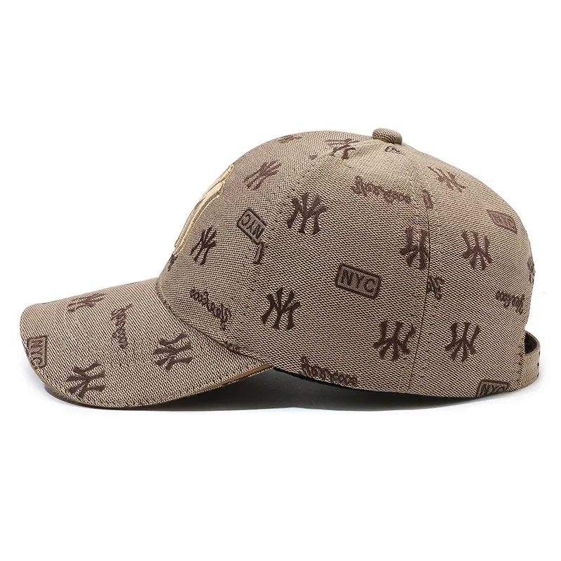 Casquette de Baseball en Coton pour Homme et Femme, Chapeau de Soleil Ajustable, Décontracté, avec Lettres Brodées NYC