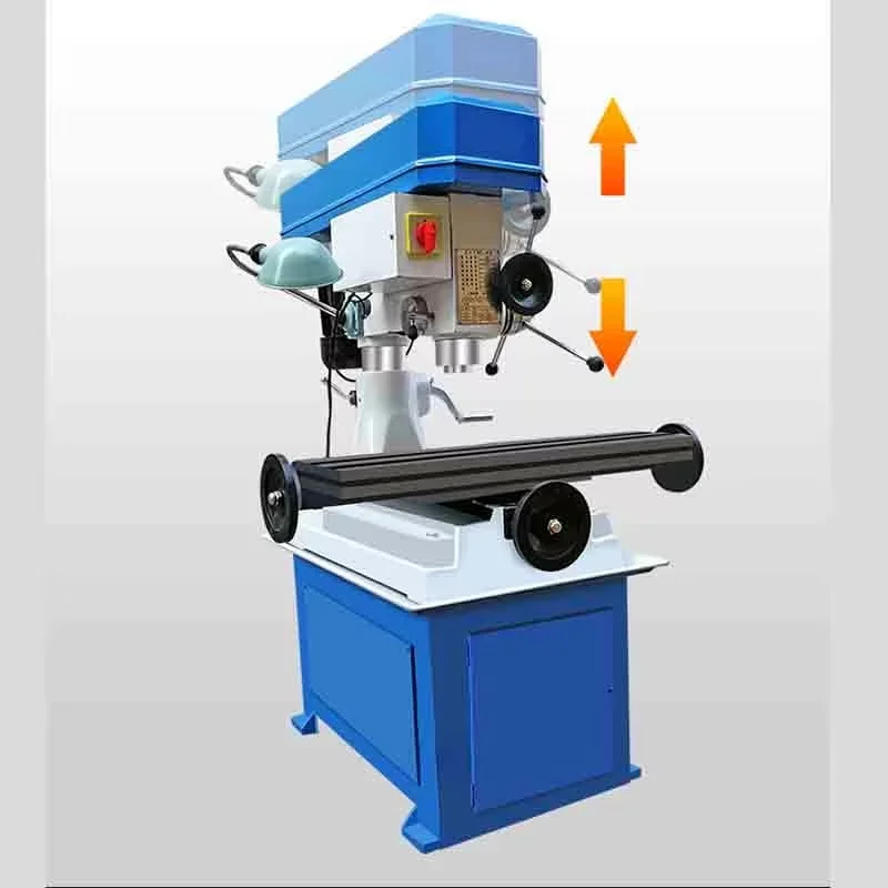 ZX-40 Small Industrial Grade Desktop Gear Drive Vertical Drilling and Milling Machine Multifunctional for Rubber Product Making