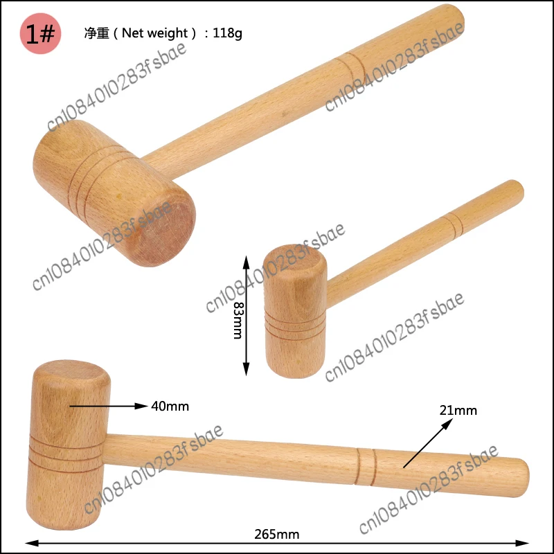 Good 25cm Length Wooden Hammer Jewelry Repair Making DIY Jewelers Silversmith Tool for Gold Silver Platinum Jewelry Making Tool