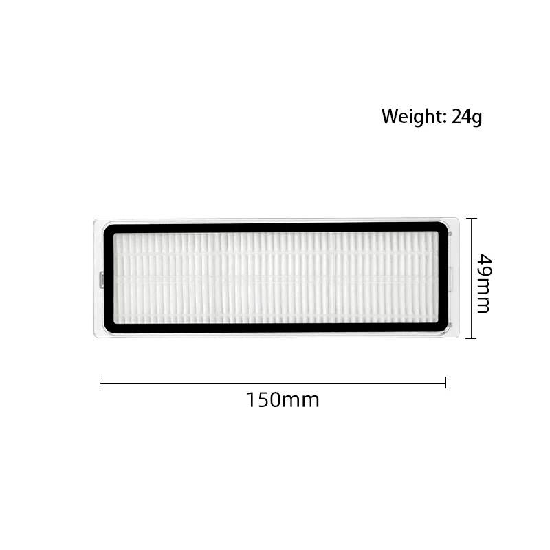 8 pezzi di ricambio per filtri accessori per aspirapolvere per Dreame D10S / D10S Pro robot
