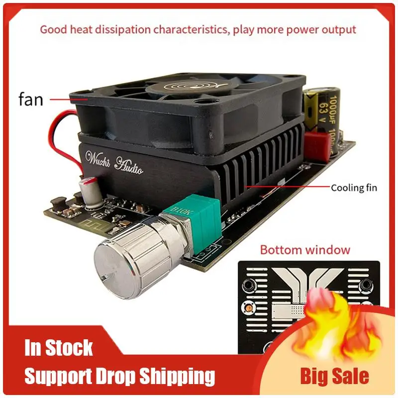 Mejores OFERTAS ZK-3002B Placa amplificadora de potencia de Audio Digital TPA3255 amplificador estéreo 300Wx2 2,0 amplificador de sonido de seguimiento Vocal Dual duradero Ea