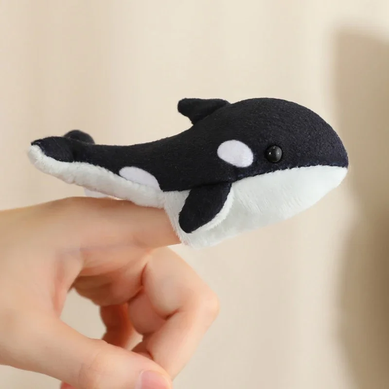 9CM Mini Fingerpuppen Lernspielzeug Für Kinder Hand Cartoon Vögel Meerestiere Plüschpuppe Handpuppen Erzählen Geschichte Geschenke – Detail 18