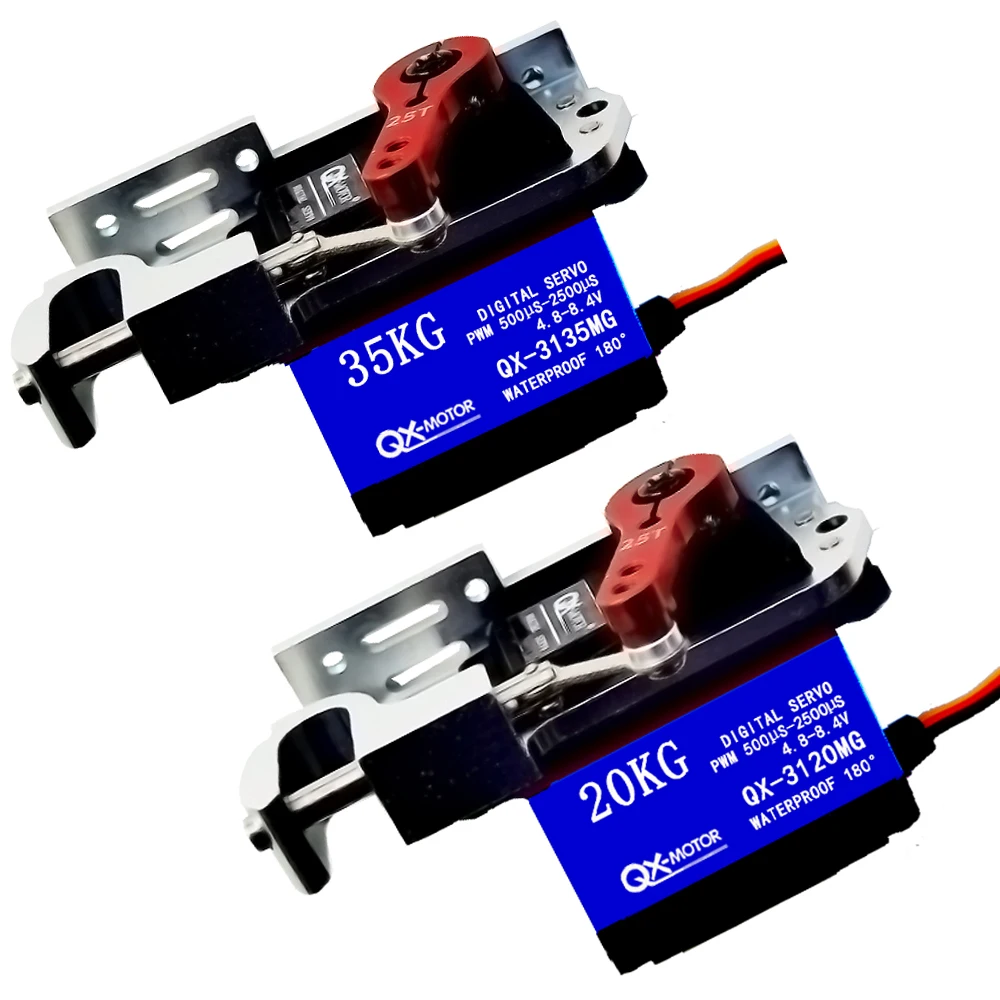 QX Waterproof Servo 20-35kg High Torque RC Model Parts
