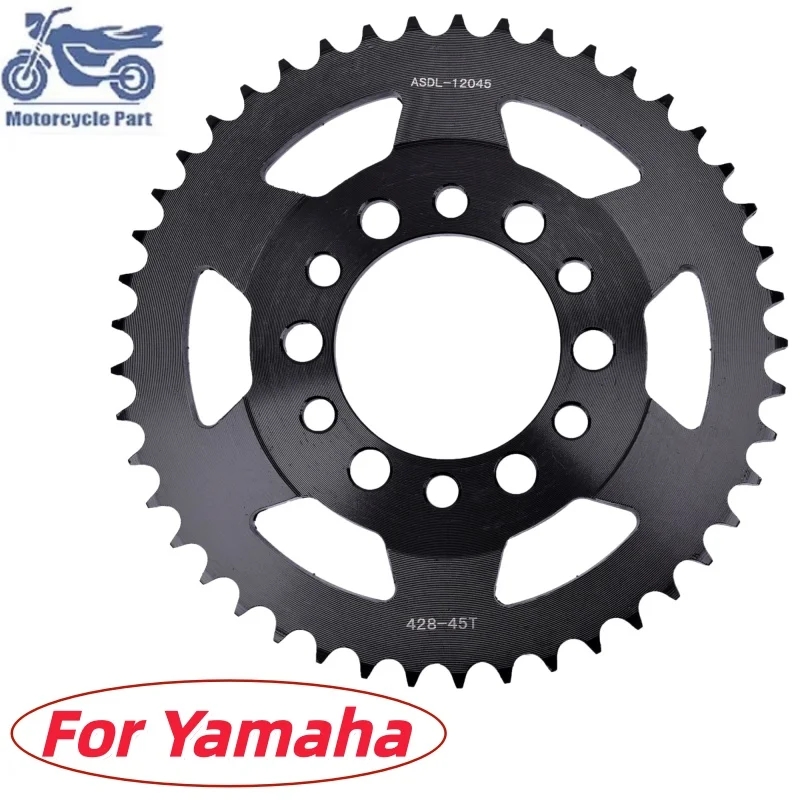 428-45T Motorcycle Rear Sprocket For Yamaha DT125 DT175 AG200 TW200 XT200 TW225 YZ80 MX175 DT 125 175 AG TW XT 200 225 YZ 80