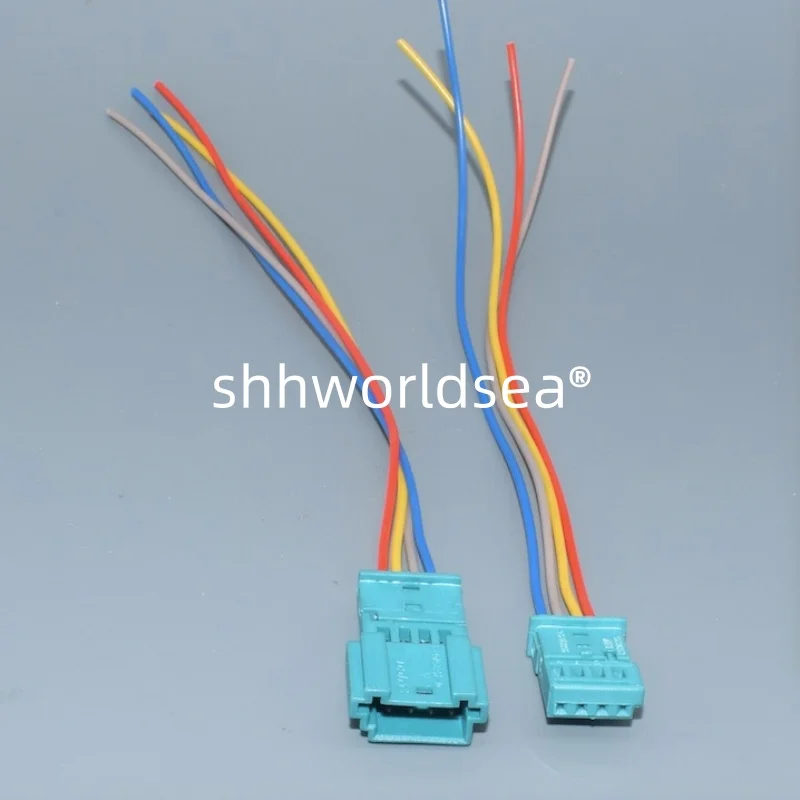 1/10PCS 4 Pin/Way Female Connector Plug Repair Kit With Terminal Or With Wire 61132359994 61138380696 For BMW MQS Trunk Switch