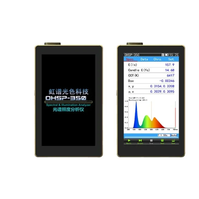 VOOR Fiber spectrometer OHSP350s handheld spectrometer licht spectrometer extra Licht groeien Parameters
