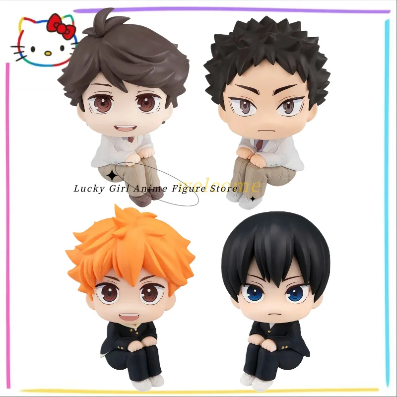 

In Stock Original MegaHouse Look Up Haikyuu Hajime Iwaizumi Tohru Oikawa Shoyo Hinata Kageyama Tobio Figure Model Cute Ornaments