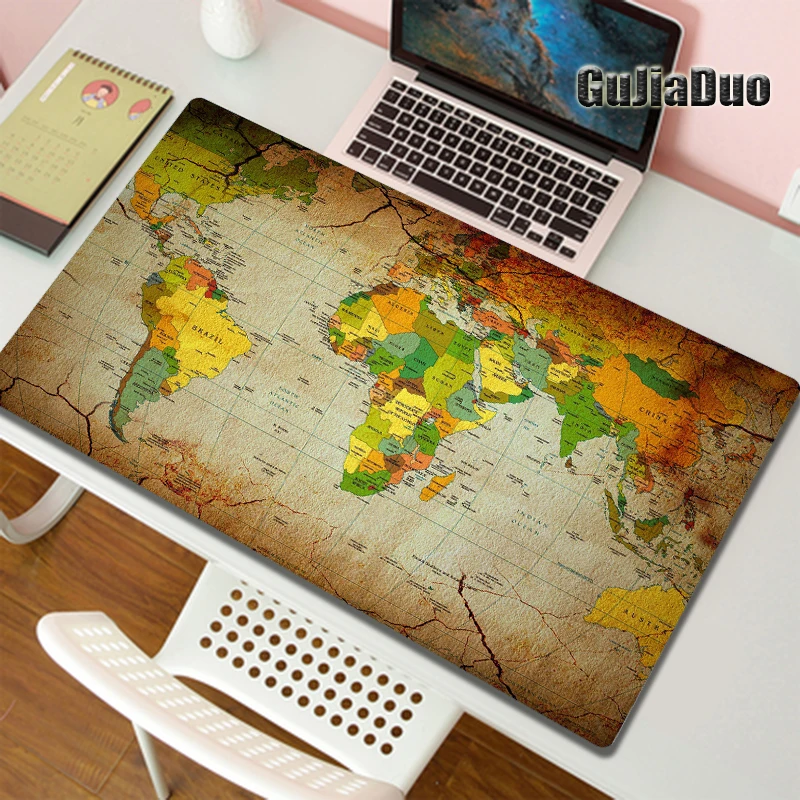 400x900 Gamer Large Size Map Mouse Pad Computer Table Pad XXL Anti Slip Desk Mat Gaming Hoom Accessories PC Art Mousepad Carpet