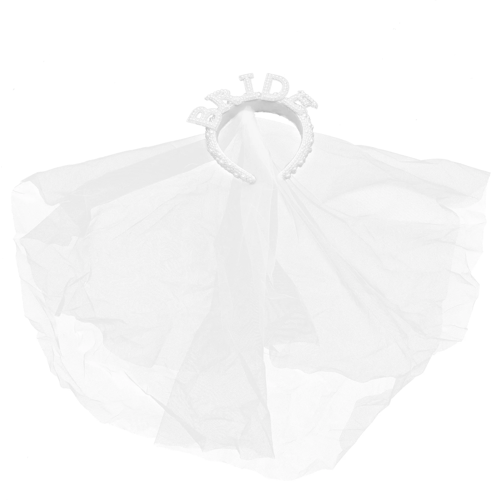 

Pearl Headband Party Hair Accessory Bride Bridal Wedding Headpiece Plastic Accessories for Impressive