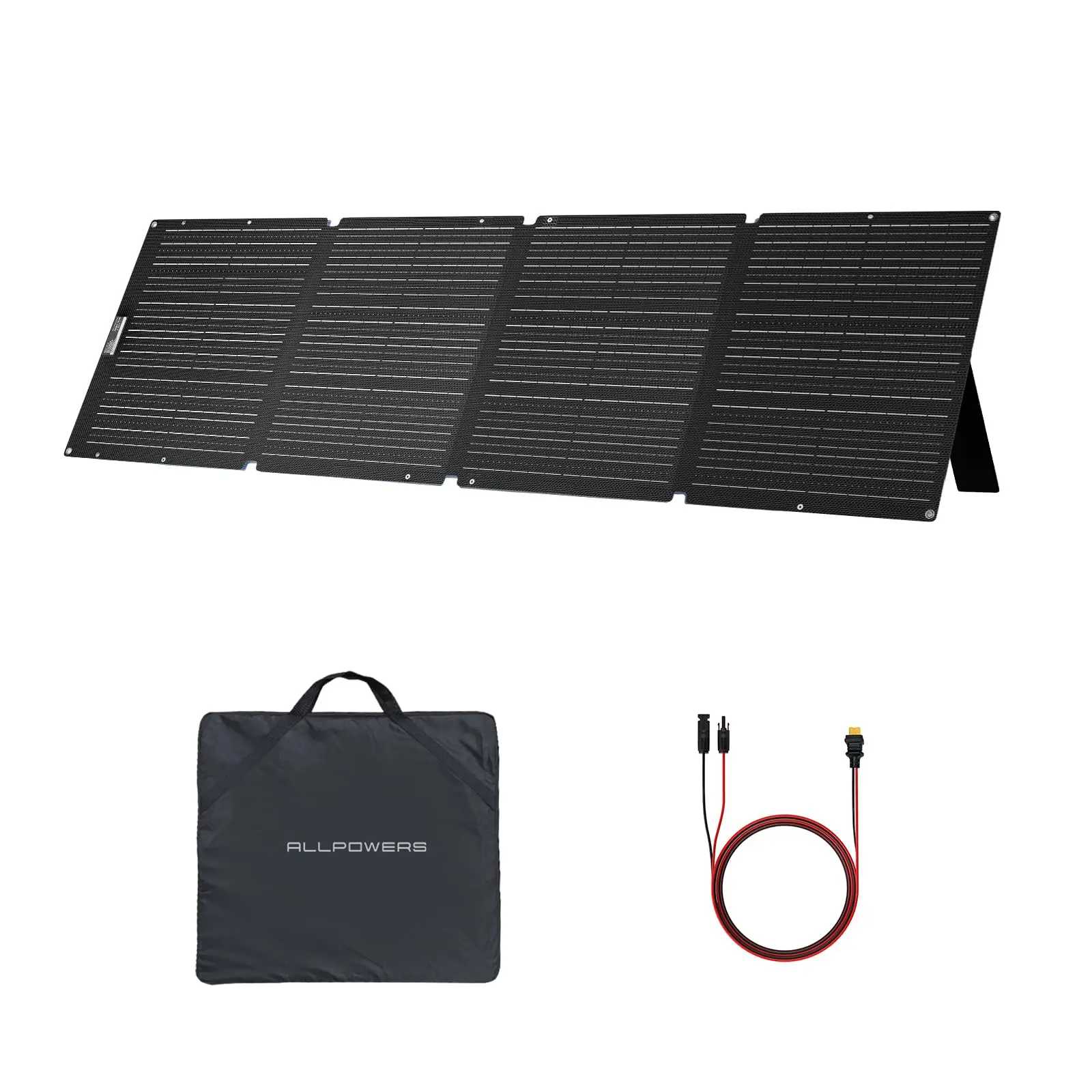 ALLPOWERS SP033 200W opvouwbare draagbare zonnepaneelkit IP66 met zonne-uitgang voor krachtcentrale zonnelader voor camper huis tuin