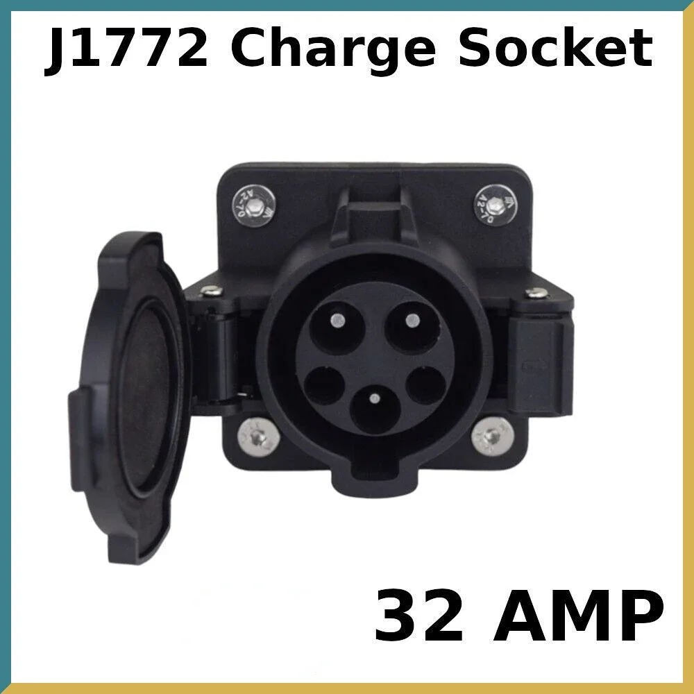 J1772 pojazd elektryczny gniazdo wlotowe ładowania pojazdu typu 1 złącze 30/32 AMP