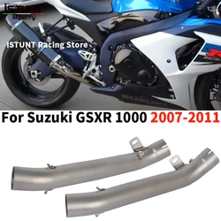 Slip On For Suzuki GSXR1000 GSX-R1000 GSXR 1000 K7 K8 K9 K10 K11 2007 - 2011 Motorcycle Exhaus Muffler Middle Connect Link Pipe