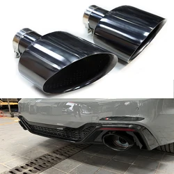 Exhaust Pipe For Audi A3 A4 A5 A6 A7 Up To RS3 RS4 RS5 RS6 RS7 Look Tailpipe Nozzle Exhaust System Muffler Tip