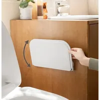 Wall Mounted Folding Shelf No Punch Storage Shelves For Phone Kitchen Bathroom Washroom Organiser Wall Storage Supplies