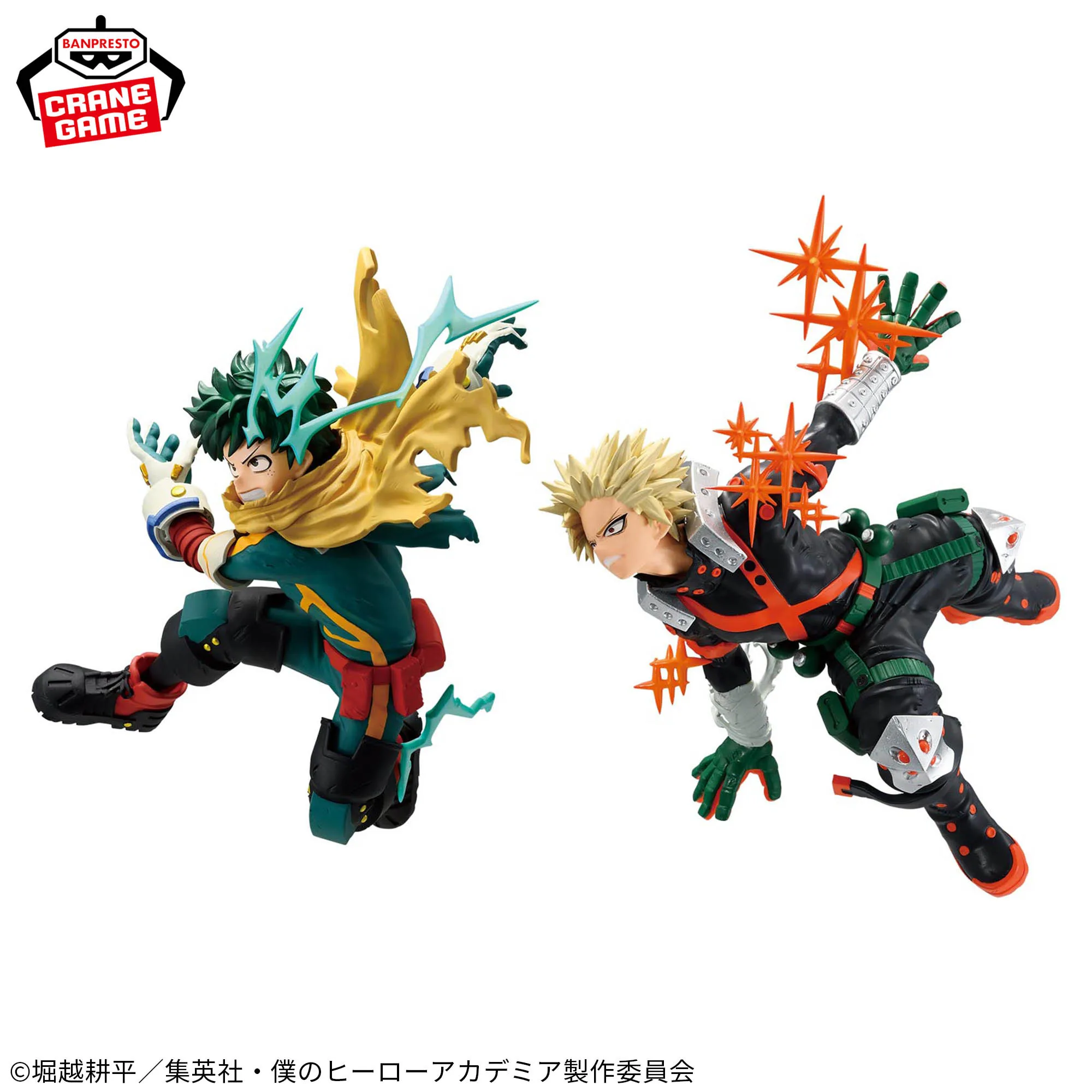Original BANPRESTO GiGO Exclusivo My Hero Academia Figura Izuku Midoriya Katsuki Bakugo Ver. 3 bonecos de ação brinquedos modelo PVC