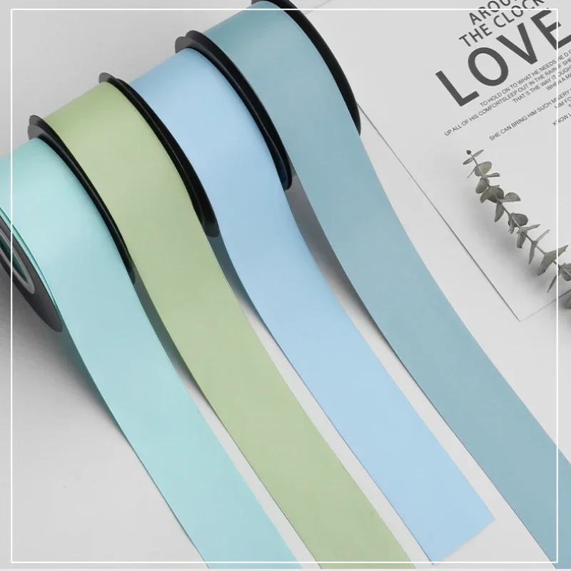 20 ياردة 40 مللي متر ماتي شرائط الساتان DIY بها بنفسك الحرير الاصطناعي الورود الحرف لوازم الخياطة الملابس والاكسسوارات سكرابوكينغ المواد #6