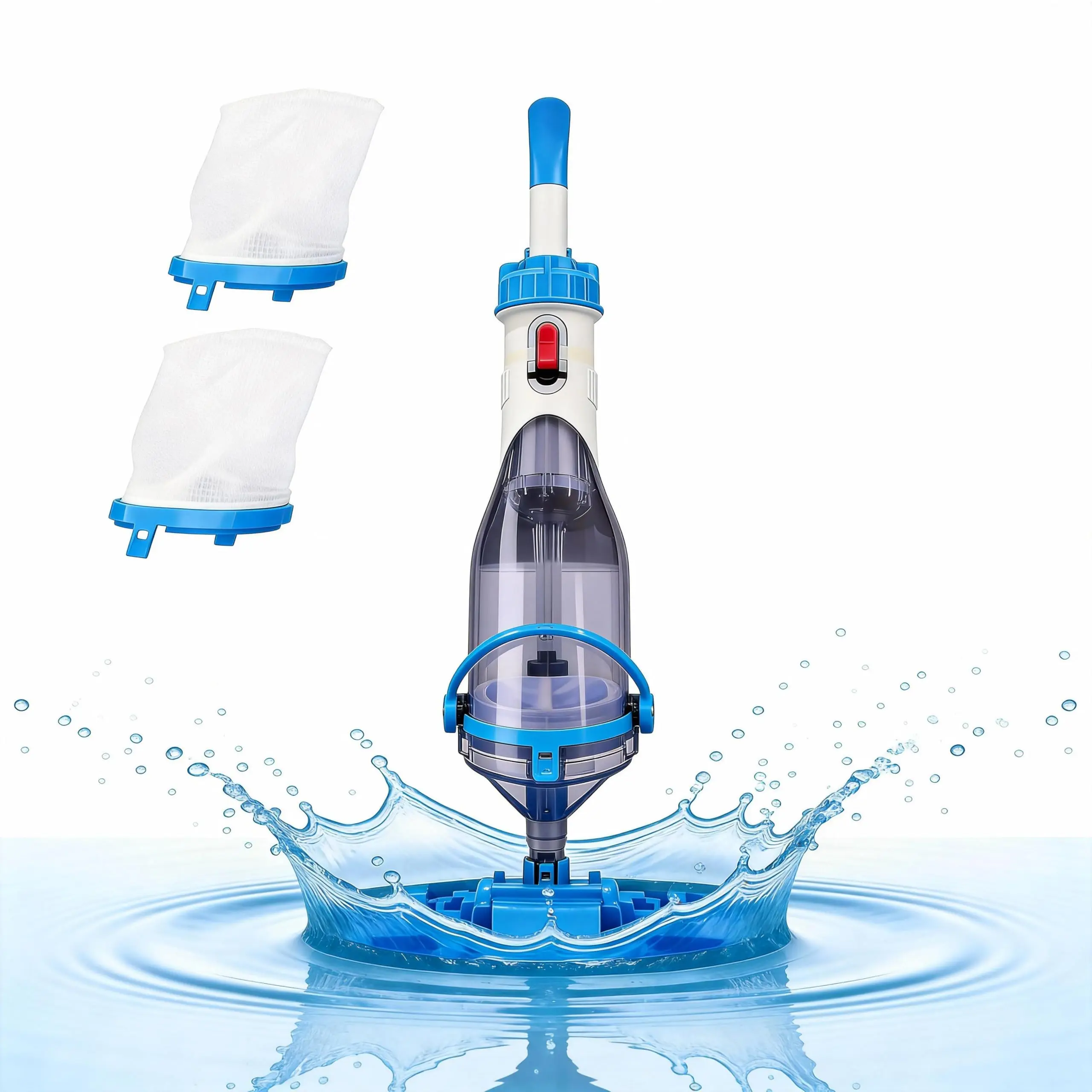

Handheld Submersible Sewage Pump 1.5HP with LED Light, Portable Dirty Water Pump for Basement Pond Sump Pit