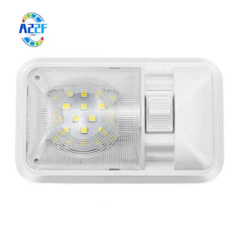 A22F-12V Ceiling Light RV Interior Trailer Boat Cargo Campers Light For Car Accessories Van Caravan Truck