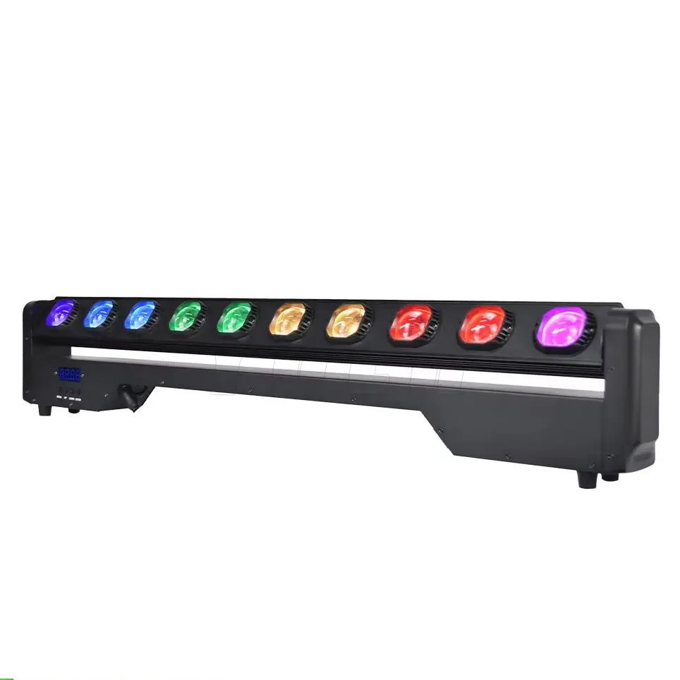 YUER LED 10x30W RGBW 4w1 Moving Bar Light Beam Strobe Effect Strobe Horse Racing DMX RDM Control For Concert Club Stage Lights