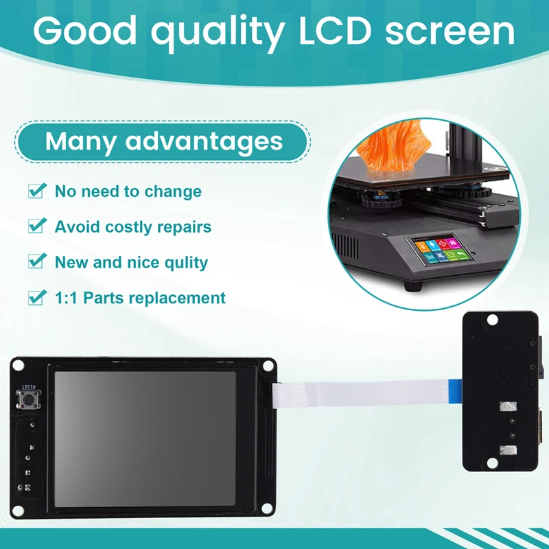For Artillery 3D Printer LCD Screen And TFT Board Easy Installation High Sensitivity Touch Control For Sidewinder X1