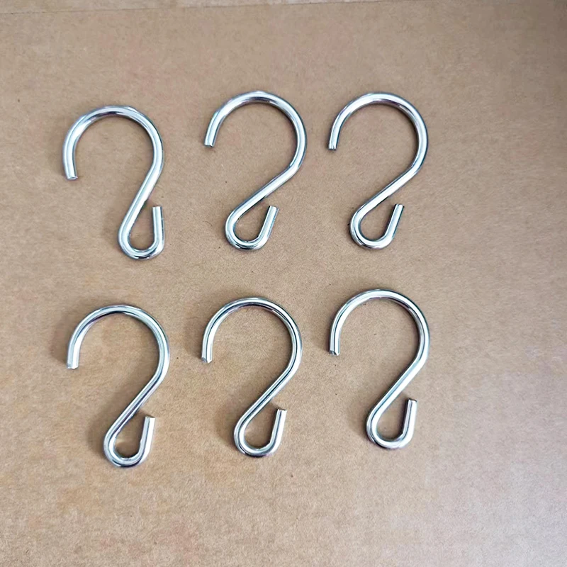 Gancho de suspensão de aço inoxidável com fecho em S