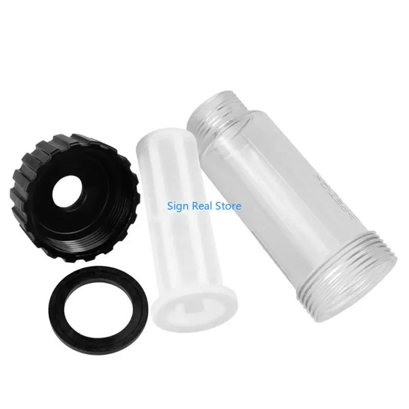 

G3/4" Thread Pressure Washer Transparent Water Inlet Filter Replacement Tool 41XB