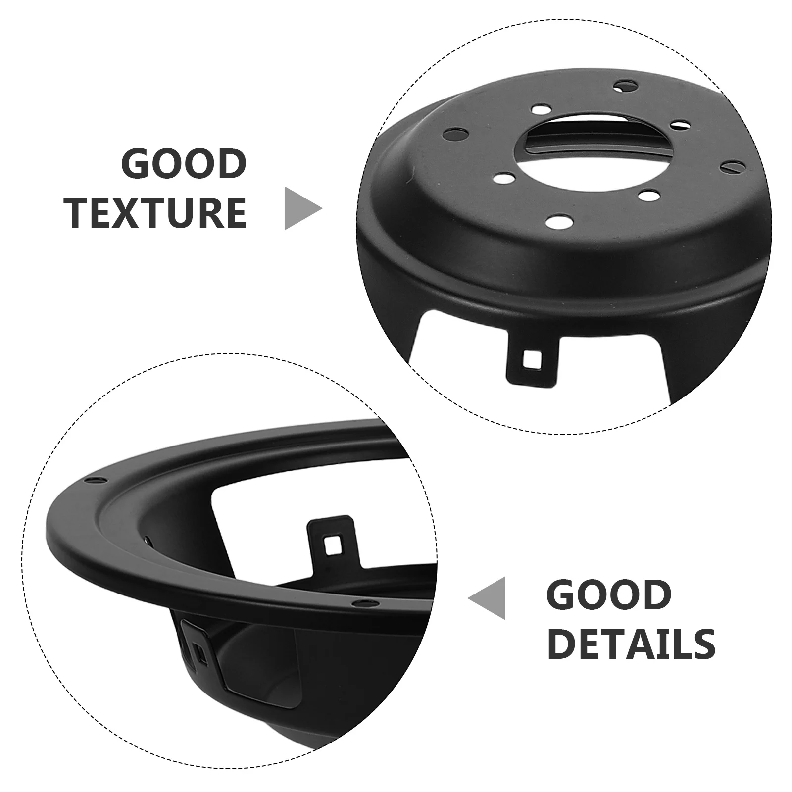 2Pcs Speaker Frame for Audio Equipment Round Iron 5-Inch Heavy-Duty Bracket Compatible with 5-Inch Speakers Sound