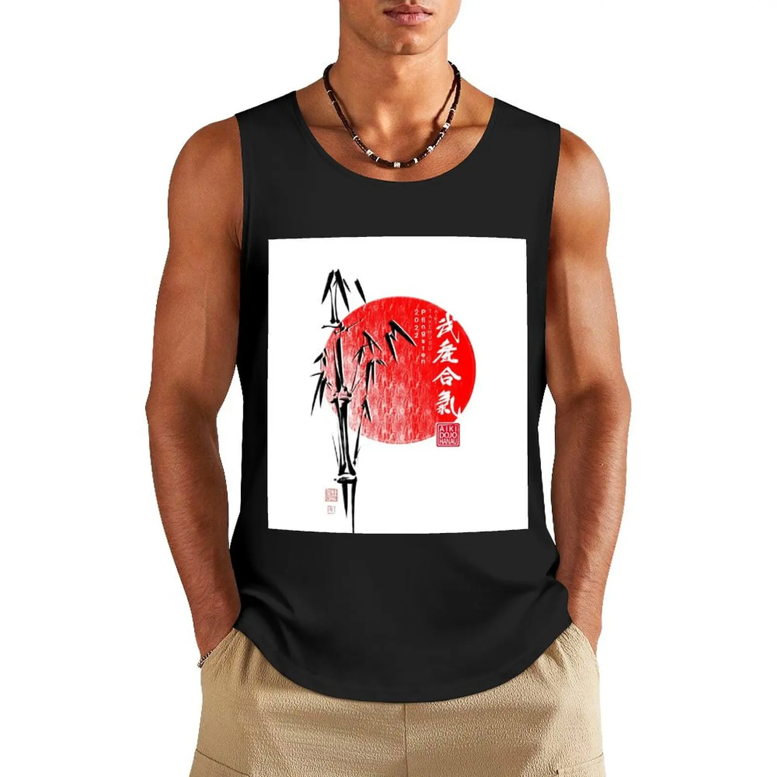 

Takemusu Aikido Hanau 2022 Tank Top sleeveless vest men sleeveless Men's t-shirts Body man men gym