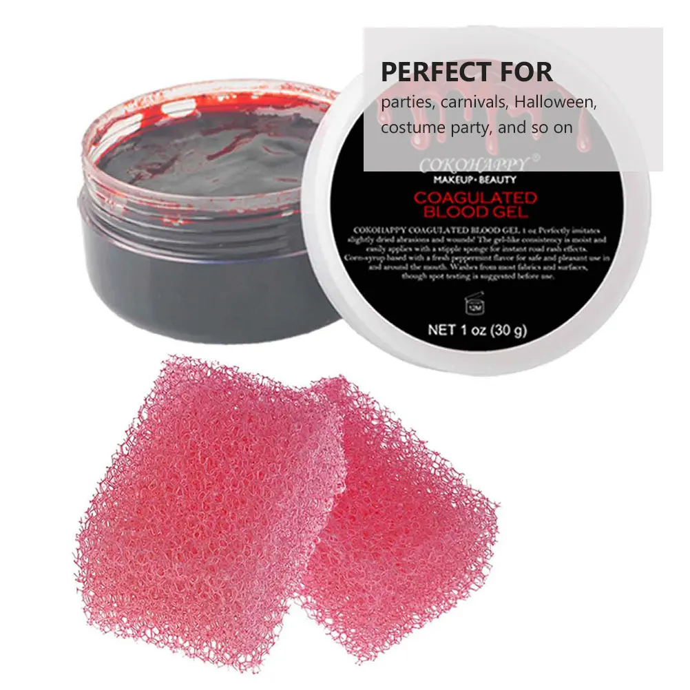 

3Pcs Scuffing Scratch Makeup Sponge Premium Bloody Scar Tools Halloween Cosplay Party Wound Effects Burns Cuts