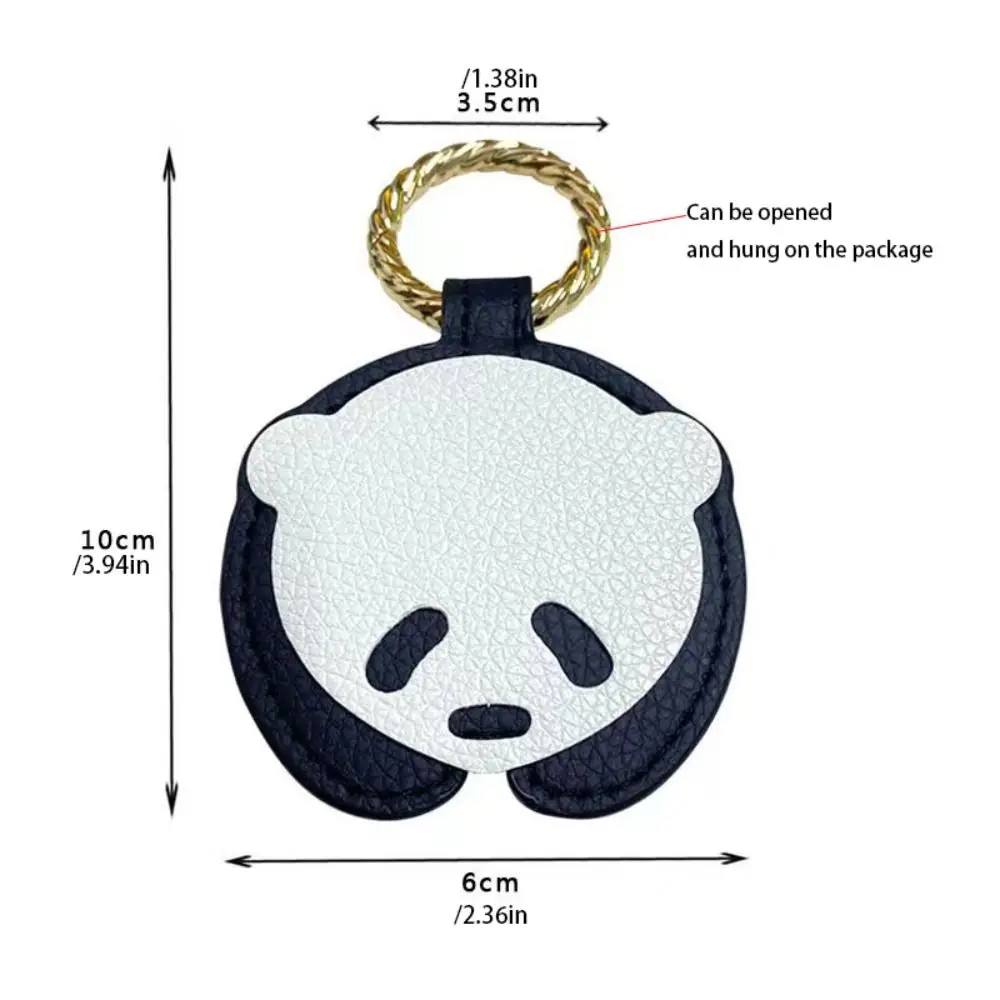 High Quality Anti-lost Pu Leather Magnetic Hat Clip Panda Animal Hat Holder Flower Wallet Buckle Beach