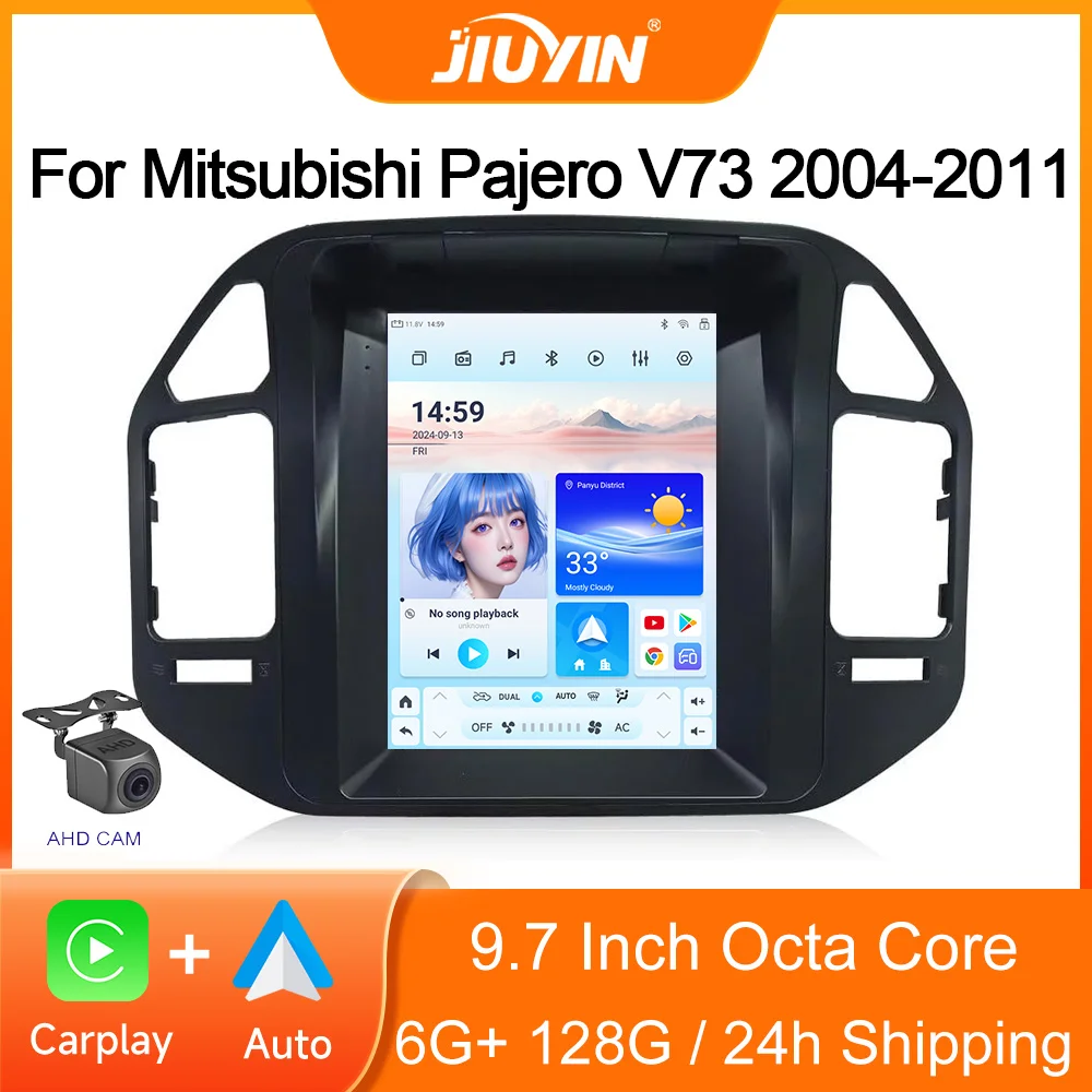 

9.7“ Android 12 Car Radio For Mitsubishi Pajero V73 2004-2011 Multimedia Audio Stereo Carplay GPS Navigation 4G Player Scree