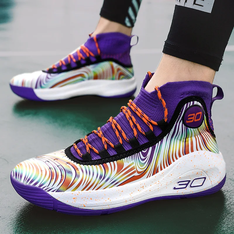 

High Quality Outdoor Men's Basketball Shoes Comfort Platform Men Sports Shoes Breathable Basketball Sneaker Man Training Shoes