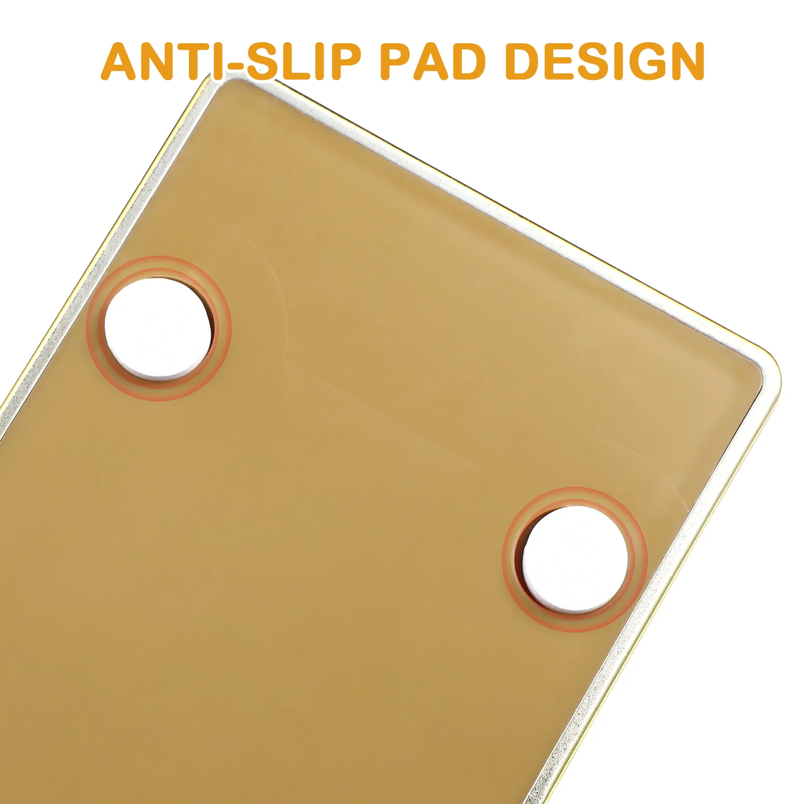 

Simulated Gold Door Stopper 700g Heavy Plastic Golden Simulation Gold Bar Plaything Brick Home Decor Party Props Non Slip Pad