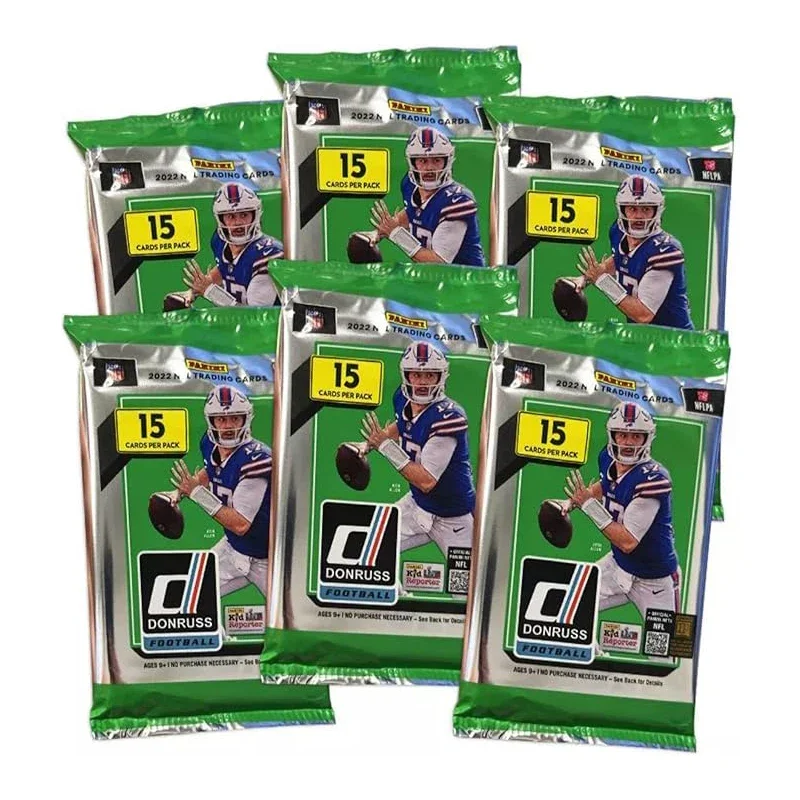 صندوق بطاقات كرة القدم Panini NFL Donruss، 30 بطاقة في كل عبوة، مجموعة رسمية، هدية تذكارية رياضية، بطاقات كرة القدم الأمريكية #4