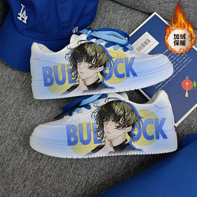 BLUE LOCK Bachira Meguru Cosplay Shoes Comic Anime Game Summer Breathable Lightweight Casual Board Shoes with Explosive Changes